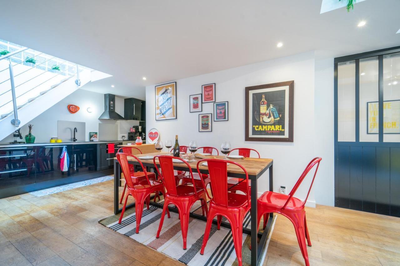Loft Familial Au Coeur De Paris Avec Clim, Arcade Et Baby-Foot Proche Republique Et Canal St Martin Esterno foto